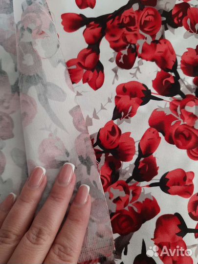 Новыя ткань готовый отрез хлопок стрейч 220х140см