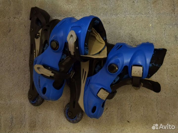 Роликовые коньки детские раздвижные