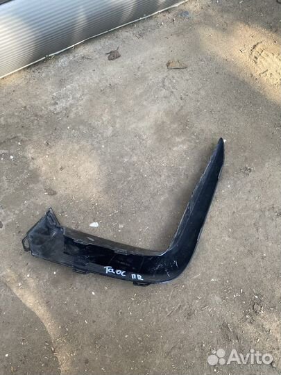Накладка переднего бампера фольксваген таос