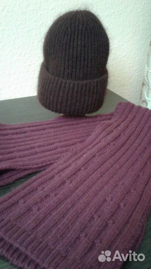 Комплект шапка и шарф