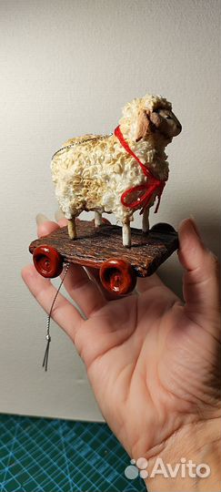 Ватные елочные игрушки