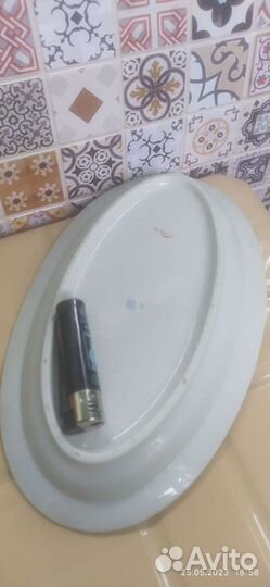 Блюдо большое овальное СССР