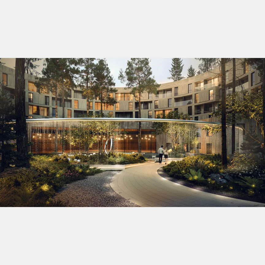 1-к. апартаменты, 41,9 м², 4/6 эт.
