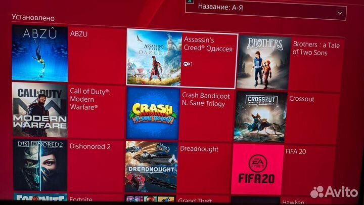 Sony PS4 1tb -24 игры - 2 джоя