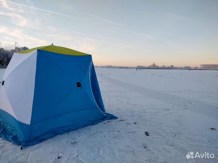 Зимняя палатка cube трехслойная