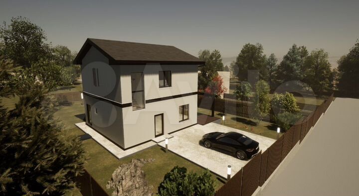 Дом 129 м² на участке 6 сот.