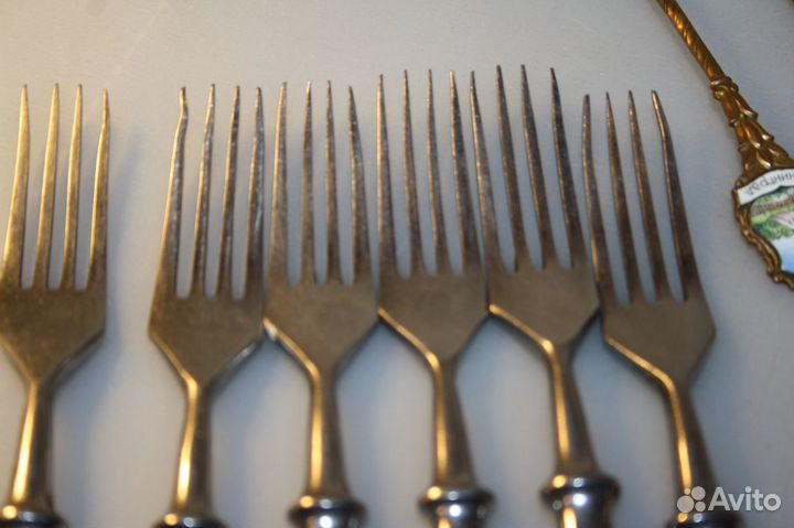 Ложки эмаль СССР, ножи-вилки СССР