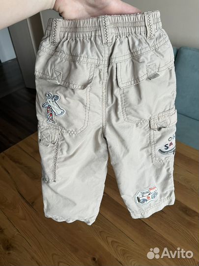 Брюки с подкладкой для малыша 86