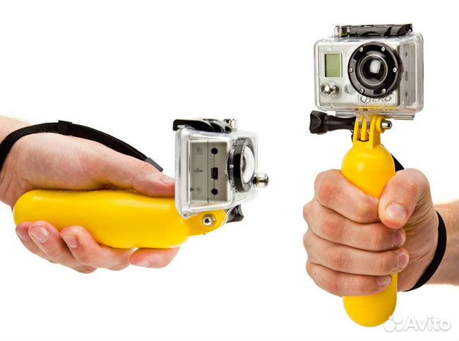 Ручка поплавок для Gopro Hero 3+/3/2/1 и экшнкамер