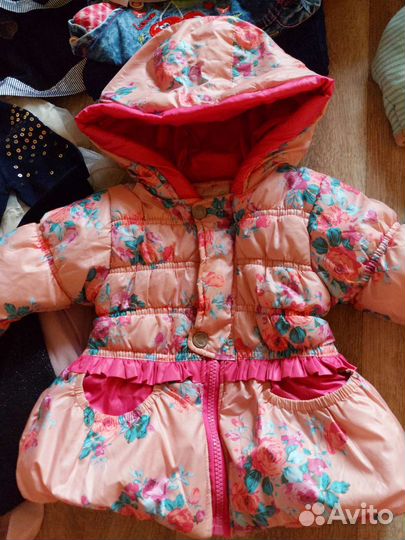 Детские вещи пакетом для девочек от 2 мес до 2 лет