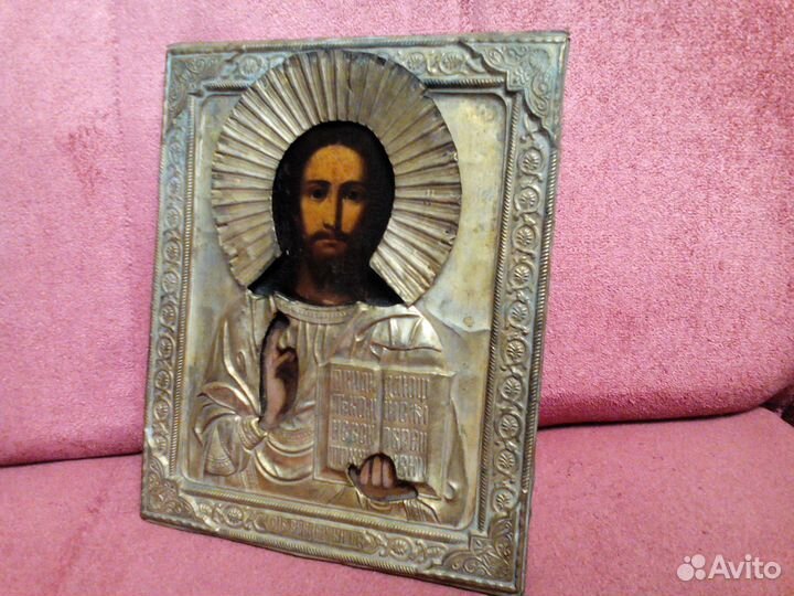 Икона Господь Вседержитель 19 век