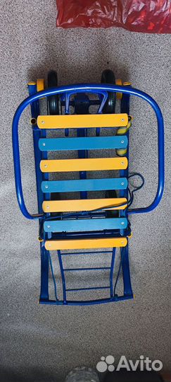 Детские санки на колесах