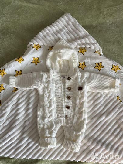 Конверт плед на выписку