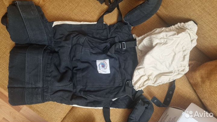 Эрго рюкзак-переноска Ergo Baby чёрный с 6 мес