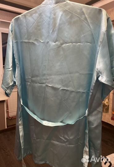 Женский халатик шелковый