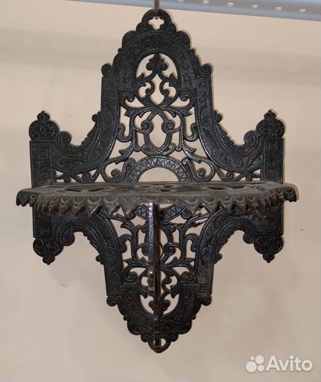 Полка настенная старинная до 1917 г чугун