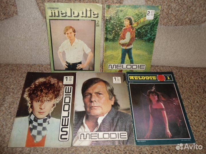 Журналы Rolling Stone, Melodie \чсср\ и др