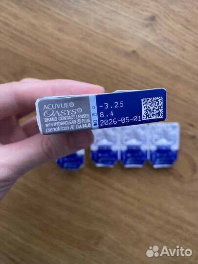 Линзы acuvue oasys двухнедельные -3.25