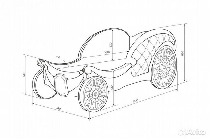 Детская кровать 