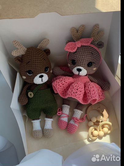 Вязаные игрушки ручной работы