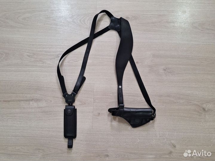 Кожаная кабура для ПМ оперативная