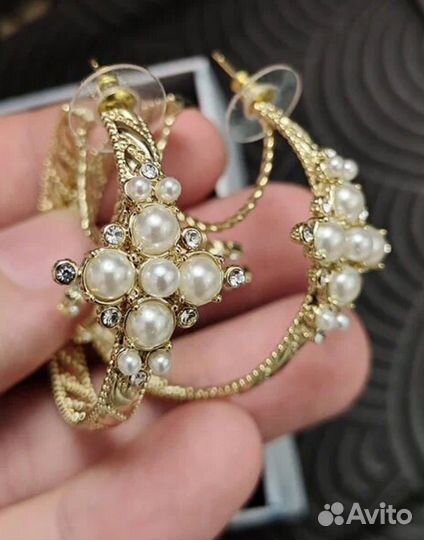 Серьги chanеl