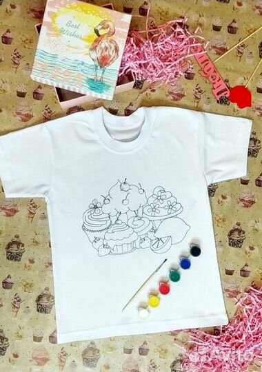Футболка раскраска