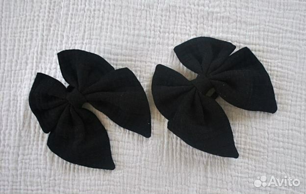 Бантики из муслина
