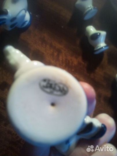 Набор фигурок из гжели СССР