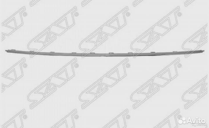 Молдинг заднего бампера Volkswagen Polo Хром