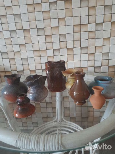 Керамические вазочки ручная работа