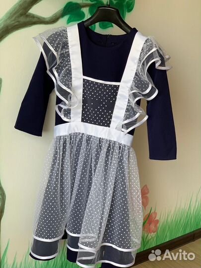 Школьный фартук и платье