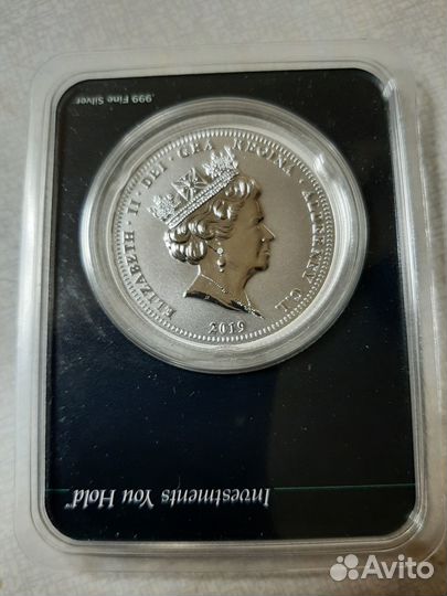 Серебреная монета Великобритании