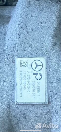 Впускной коллектор mercedes 272 двигатель