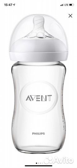 Бутылочки avent стекло