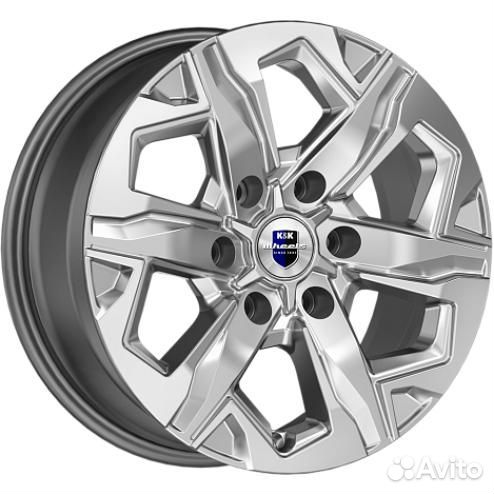 Диски K&K Тейт 7.5x17 6*139.7 ET42 DIA75.1 Дарк платинум Литой