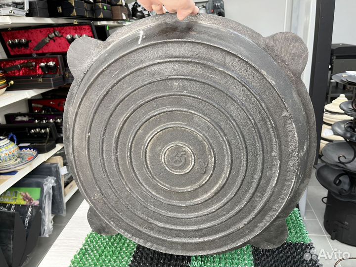 Чугунная крышка сковорода для казана