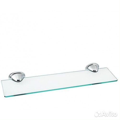 Полка стеклянная для зеркала в ванной