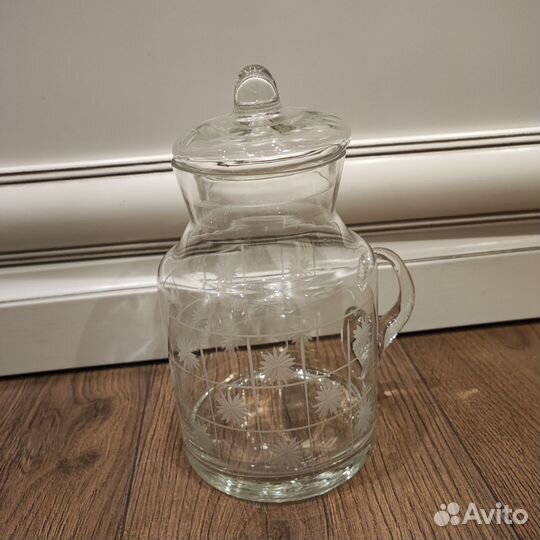 Кувшин ваза стекло СССР