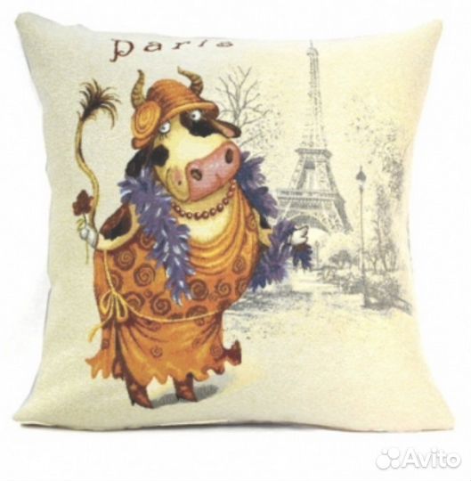 Наволочка гобелен новая