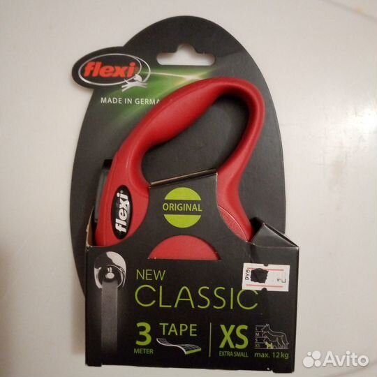 Поводок рулетка Flexi сlassic 3м, max 12 kg