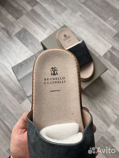 Шлепанцы мужские brunello cucinelli