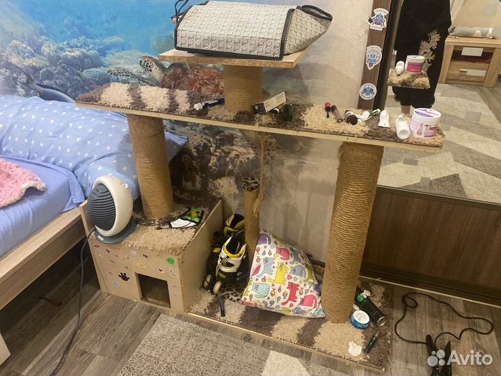 Когтеточка с домиком