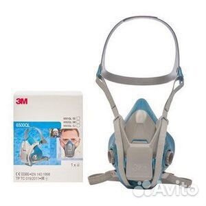 Многоразовая маска 3m 6502 6503 QL (респиратор 3M)