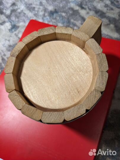 Пивная деревянная кружка