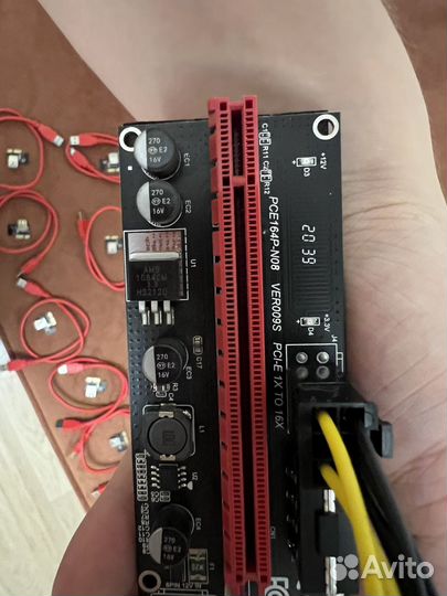 Разйера pci-e на 16x ver009s (11шт.)