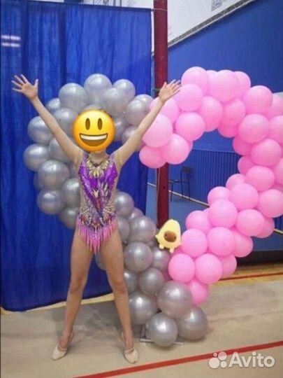 Купальник для художественной гимнастики р. 140