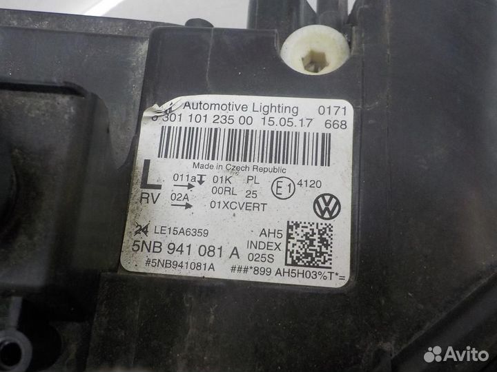 Фара левая Volkswagen Tiguan