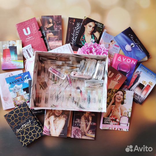 Редчайшие Пробники Avon Oriflame контейнеры