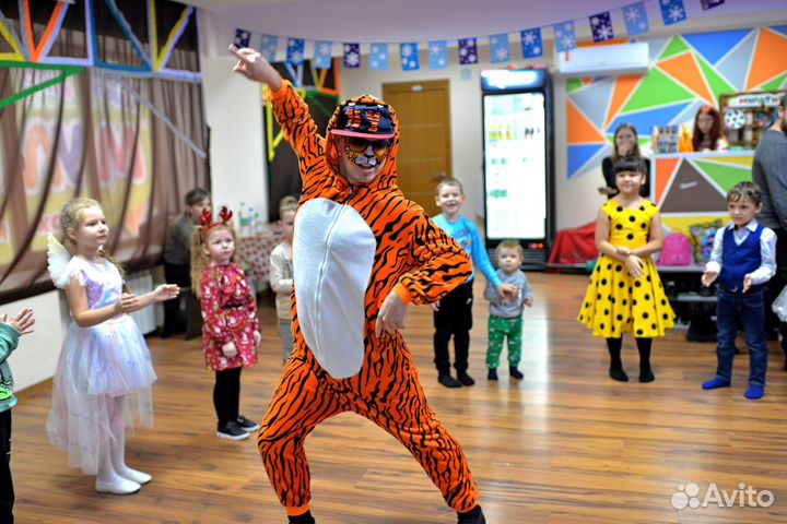 Кигуруми Тигр костюм для аниматора